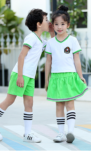 青春活力學生校服套裝 初夏兒童園服