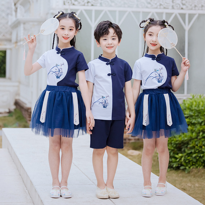 校服園服定制　民族風班服定制