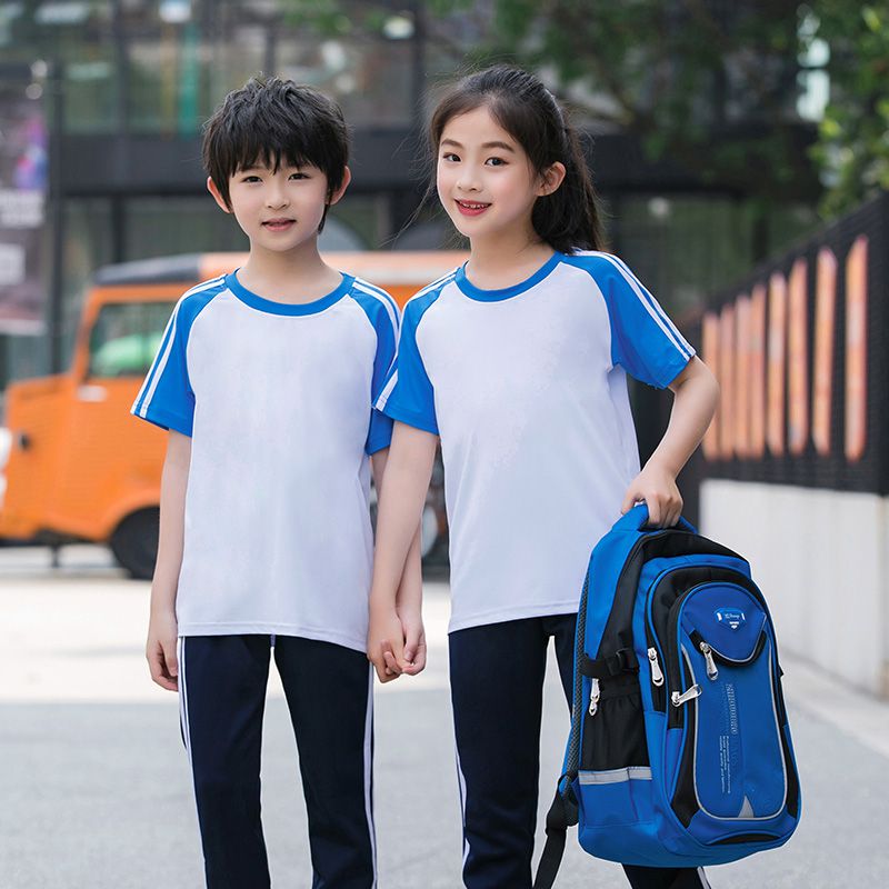 深圳小學夏款校服 軒洋服飾艾咪天使