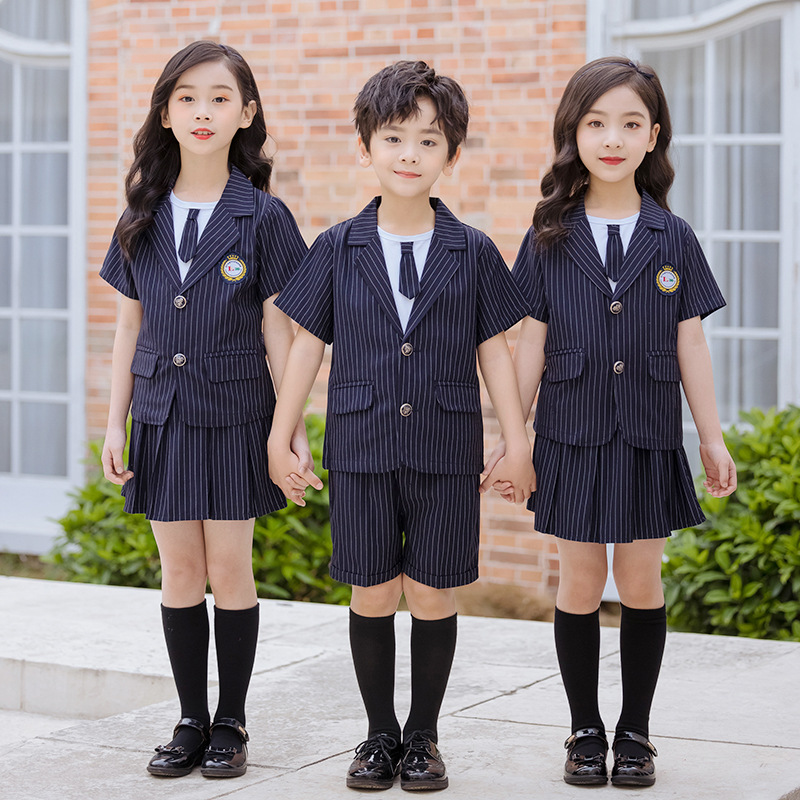 艾咪天使夏季校服氣質校服兩件套裝校服廠家定制
