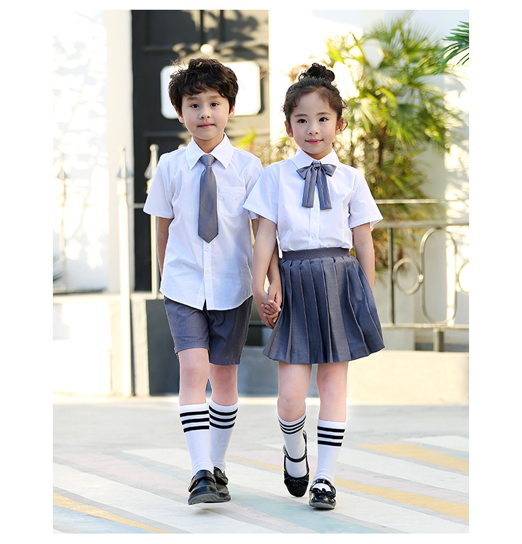 艾咪天使夏季襯衫學院風套裝校服園服定制