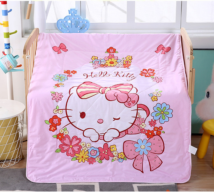 可水洗HelloKitty貓 恐龍小象夏涼被 中小學床上用品